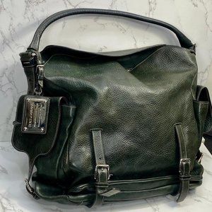 Dolce & Gabbana Mossy Green Leather Miss Forever Hobo